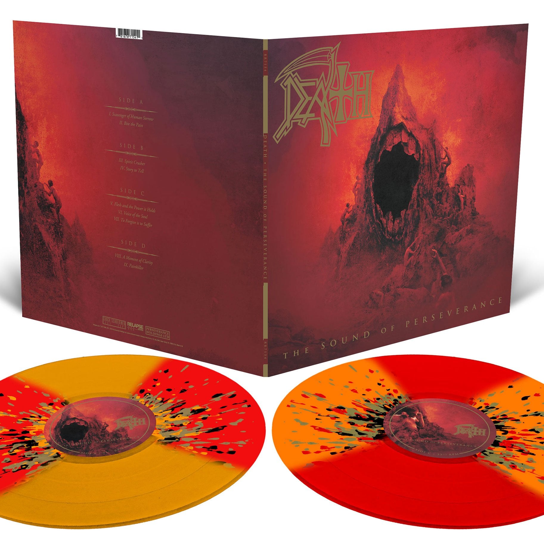 DEATH 'THE SOUND OF PERSEVERANCE' 2LP (Butterfly Splatter Effect Vinyl)