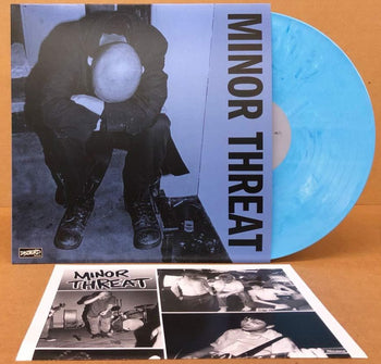 MINOR THREAT 'FIRST 2 7"s' (self titled) 12" EP (Blue Vinyl)