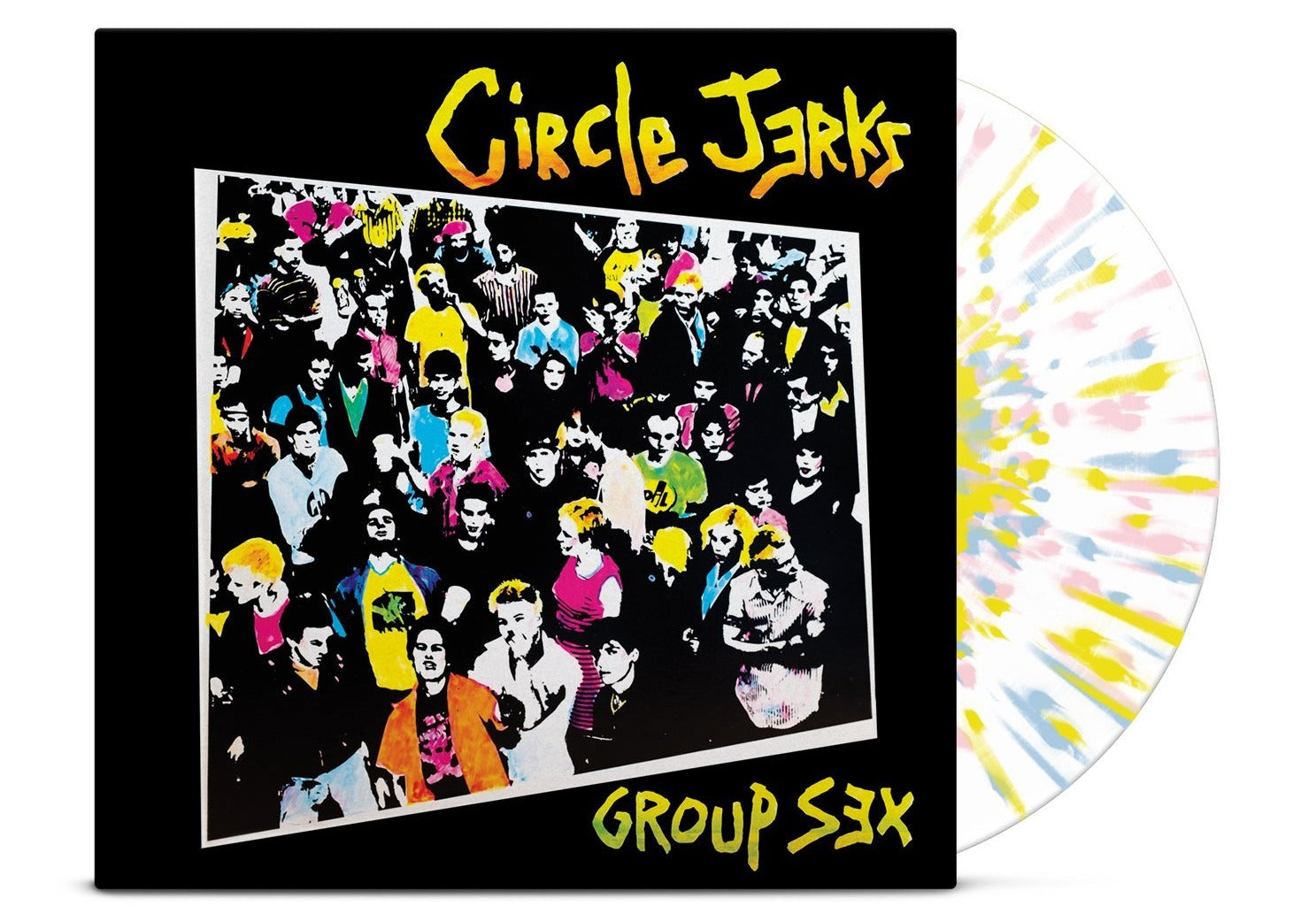 CIRCLE JERKS ‘GROUP SEX’  SPLATTER LP (40th anniversary edition w/ fanzine)