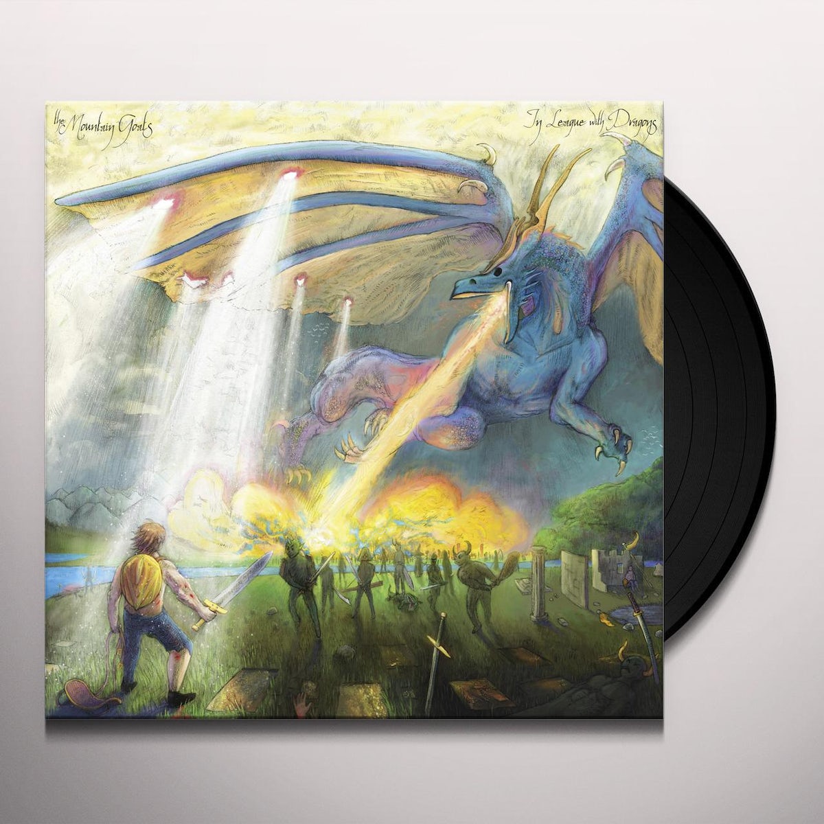 THE MOUNTAIN GOATS 'IN LEAGUE WITH DRAGONS' 2LP