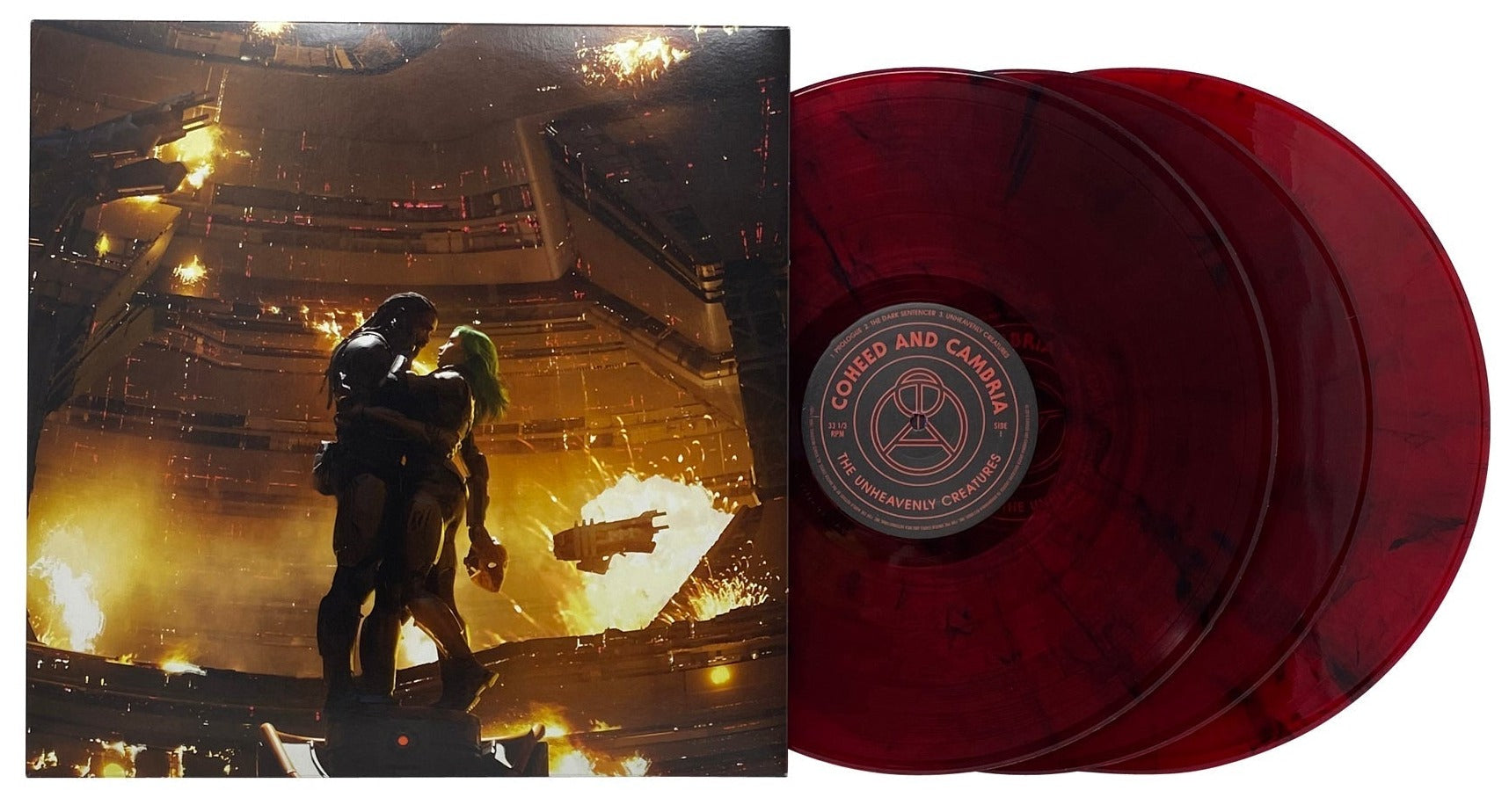 COHEED AND CAMBRIA 'UNHEAVENLY CREATURES' 3LP (Red Vinyl)