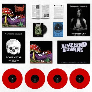 REVEREND BIZARRE 'SLICE OF DOOM' 4LP + DVD (Red Vinyl)