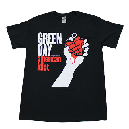 Green Day T-Shirt - American Idiot Black