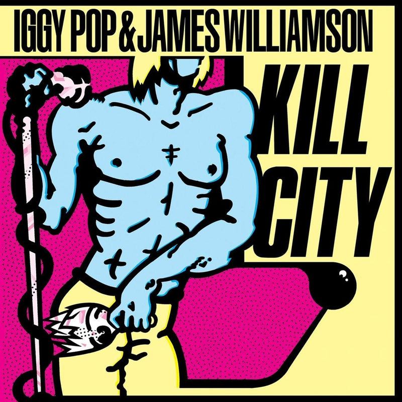 IGGY POP & JAMES WILLIAMSON 'KILL CITY' LP (Clear Red Vinyl)