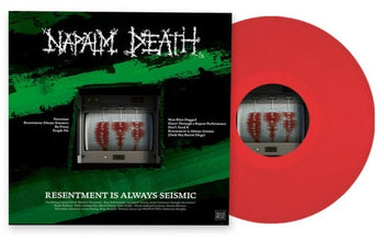 NAPALM DEATH 'RESENTMENT IS ALWAYS SEISMIC - A FINAL THROW OF THROES' LP (Transparent Red)