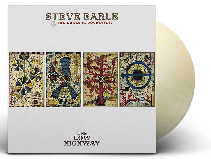 STEVE & EARLE THE DUKES (& DUCHESSES) 'THE LOW HIGHWAY' LP (BUTTER CREAM  VINYL)