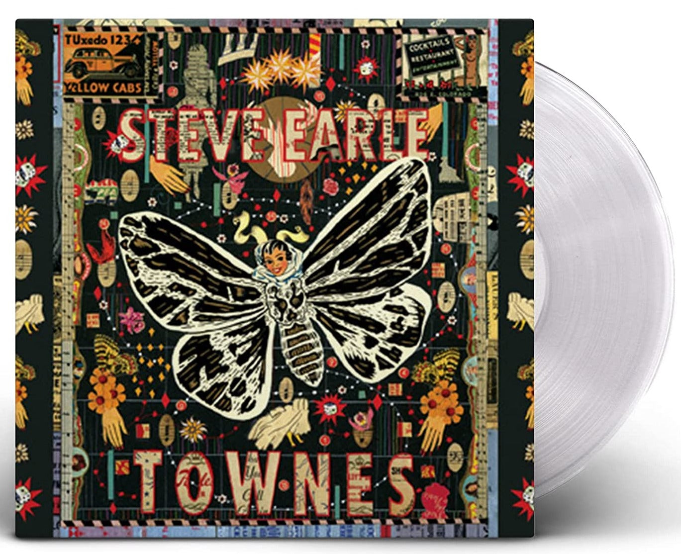 STEVE EARLE 'TOWNES' 2LP (CLEAR VINYL)