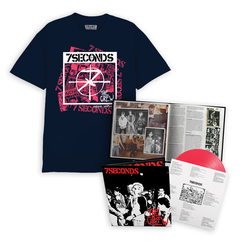 7SECONDS ‘THE CREW’ LP (Limited Edition Neon Pink Vinyl)