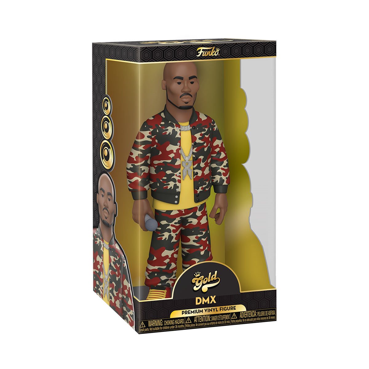 DMX IN CAMO SUIT FUNKO GOLD 12" VINYL FIGURE