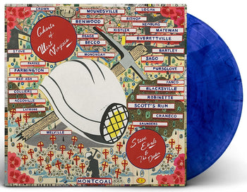 STEVE & EARLE THE DUKES 'GHOSTS OF WEST VIRGINIA' LP (Blue & Black Swirl Vinyl)