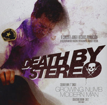 DEATH BY STEREO 'GROWING NUMB/MODERN MAN' 7" SINGLE (Import, Blue Vinyl)