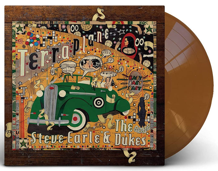 STEVE & EARLE THE DUKES 'TERRAPLANE' LP (TRANSPARENT GOLD VINYL)