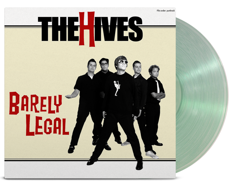 THE HIVES 'BARELY LEGAL' LP (Limited Edition – Only 300 made, Coke Bottle Clear Vinyl)