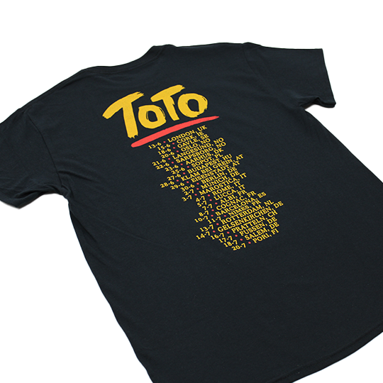 top gear africa toto TOTO "AFRICA" T-SHIRT - BLACK