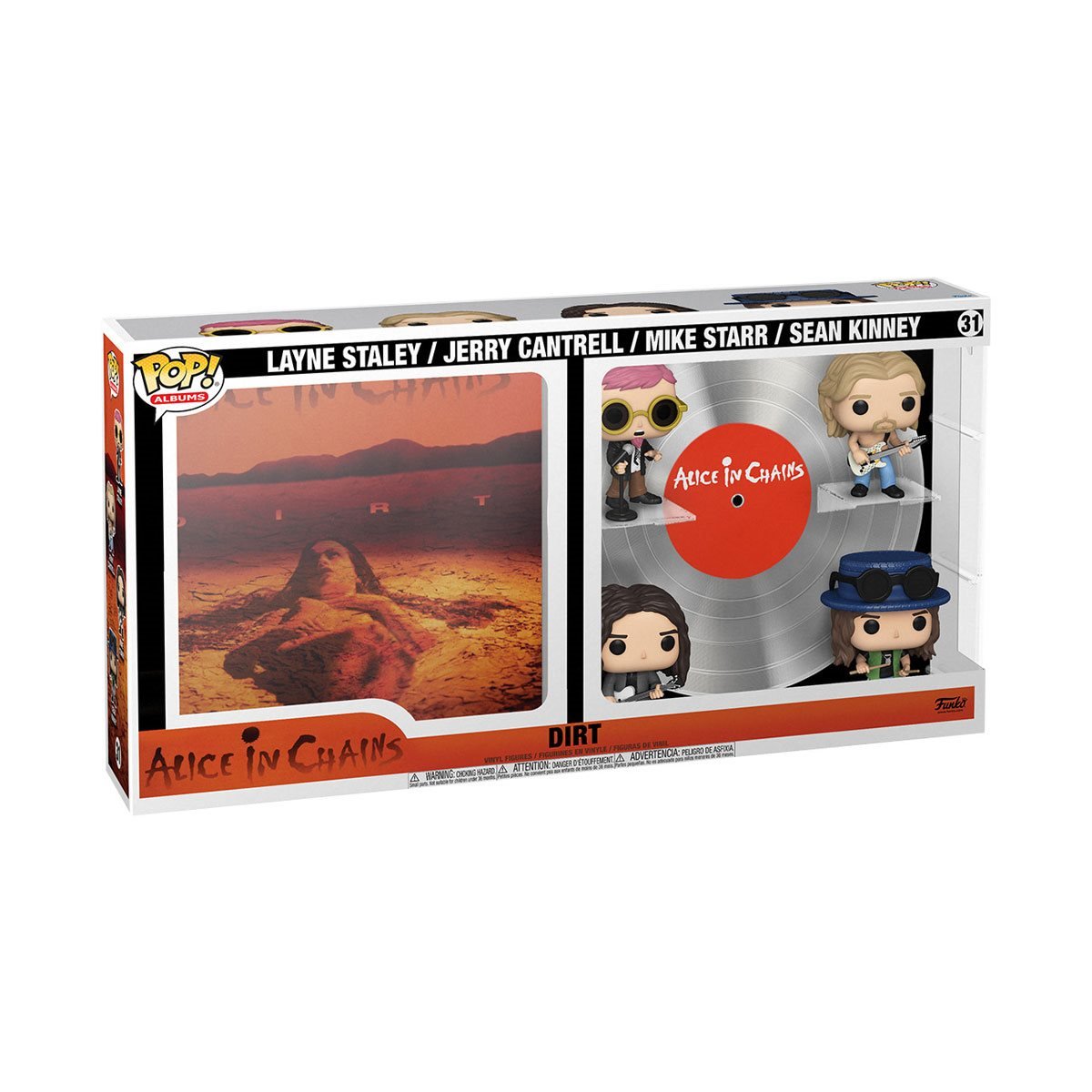 ALICE IN CHAINS DIRT DELUXE FUNKO POP! ALBUM FIGURE WITH CASE