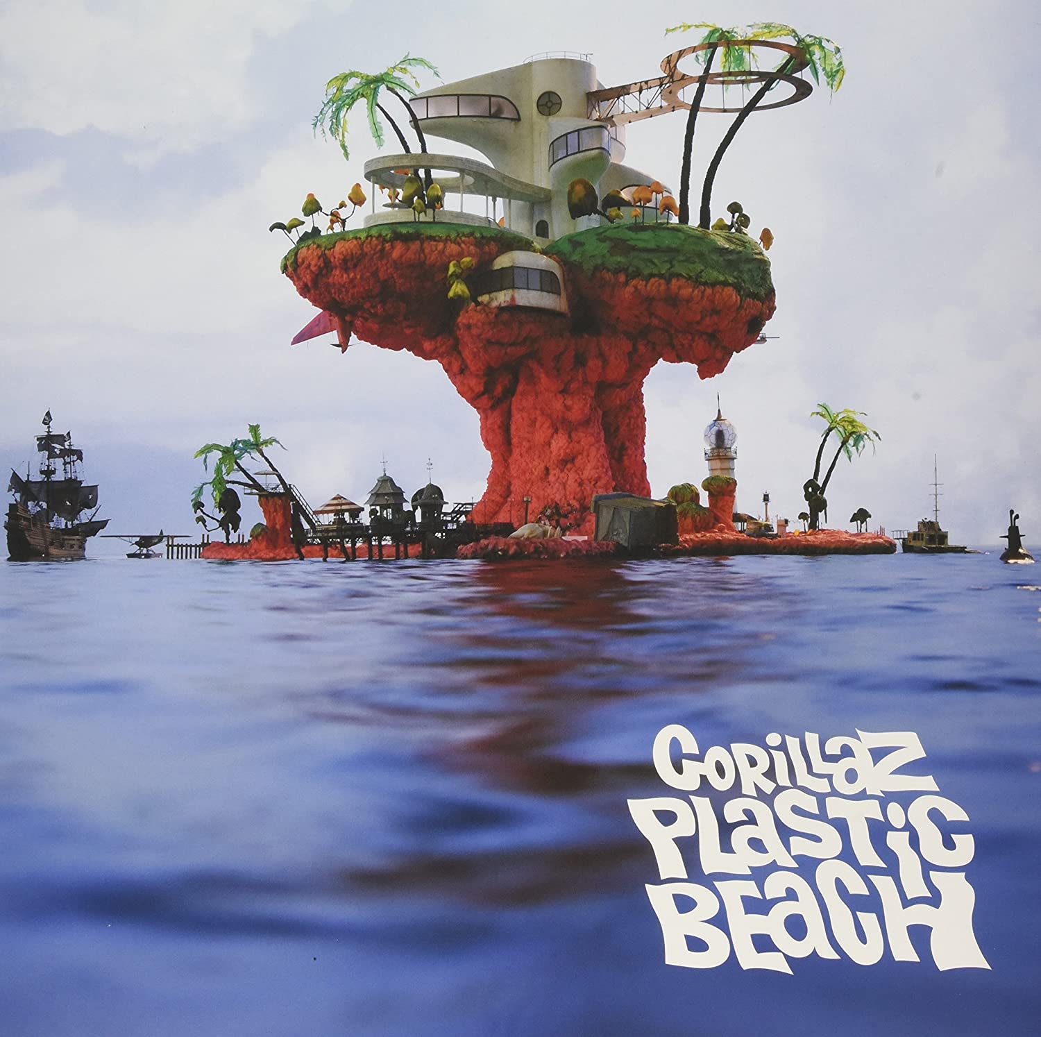 GORILLAZ 'PLASTIC BEACH' 2LP