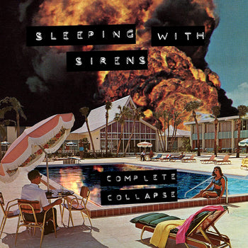 SLEEPING WITH SIRENS 'COMPLETE COLLAPSE' LP (Easter Yellow/Translucent Orange Vinyl)