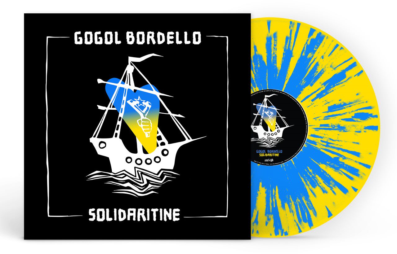 GOGOL BORDELLO ‘SOLIDARITINE’ LP (Limited Edition – Only 300 Made, Yellow with Blue Splatter Vinyl)