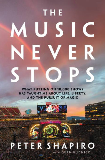 PETER SHAPIRO: THE MUSIC NEVER STOPS BOOK