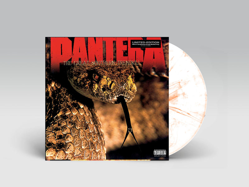 PANTERA 'THE GREAT SOUTHERN TRENDKILL' LP (Marbled White/Sandblasted Orange Vinyl)