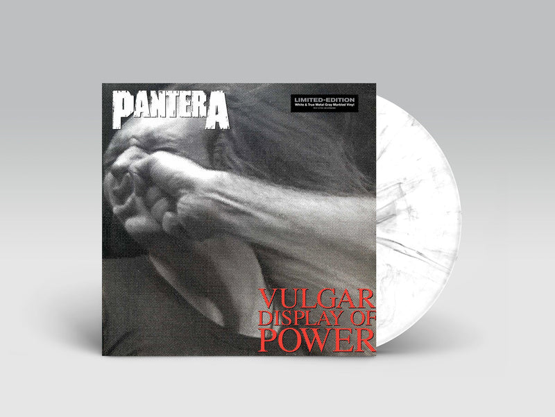 PANTERA 'VULGAR DISPLAY OF POWER' LP (Marbled White/Grey Vinyl)