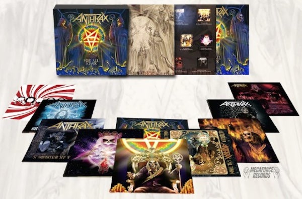 ANTHRAX 'FOR ALL KINGS' 7" LP BOXSET