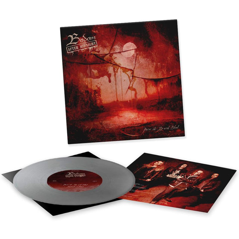 BODOM AFTER MIDNIGHT 'PAINT THE SKY WITH BLOOD' 10" EP (Limited Edition — Only 200 Made, Silver Vinyl)
