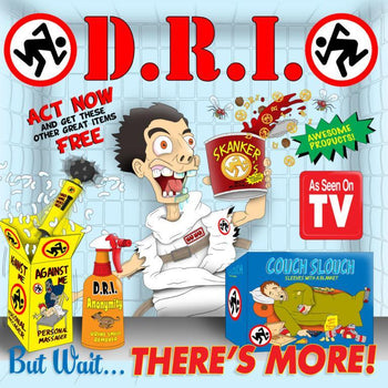 D.R.I. 'BUT WAIT THERE'S MORE' 7" EP (Gold Vinyl)