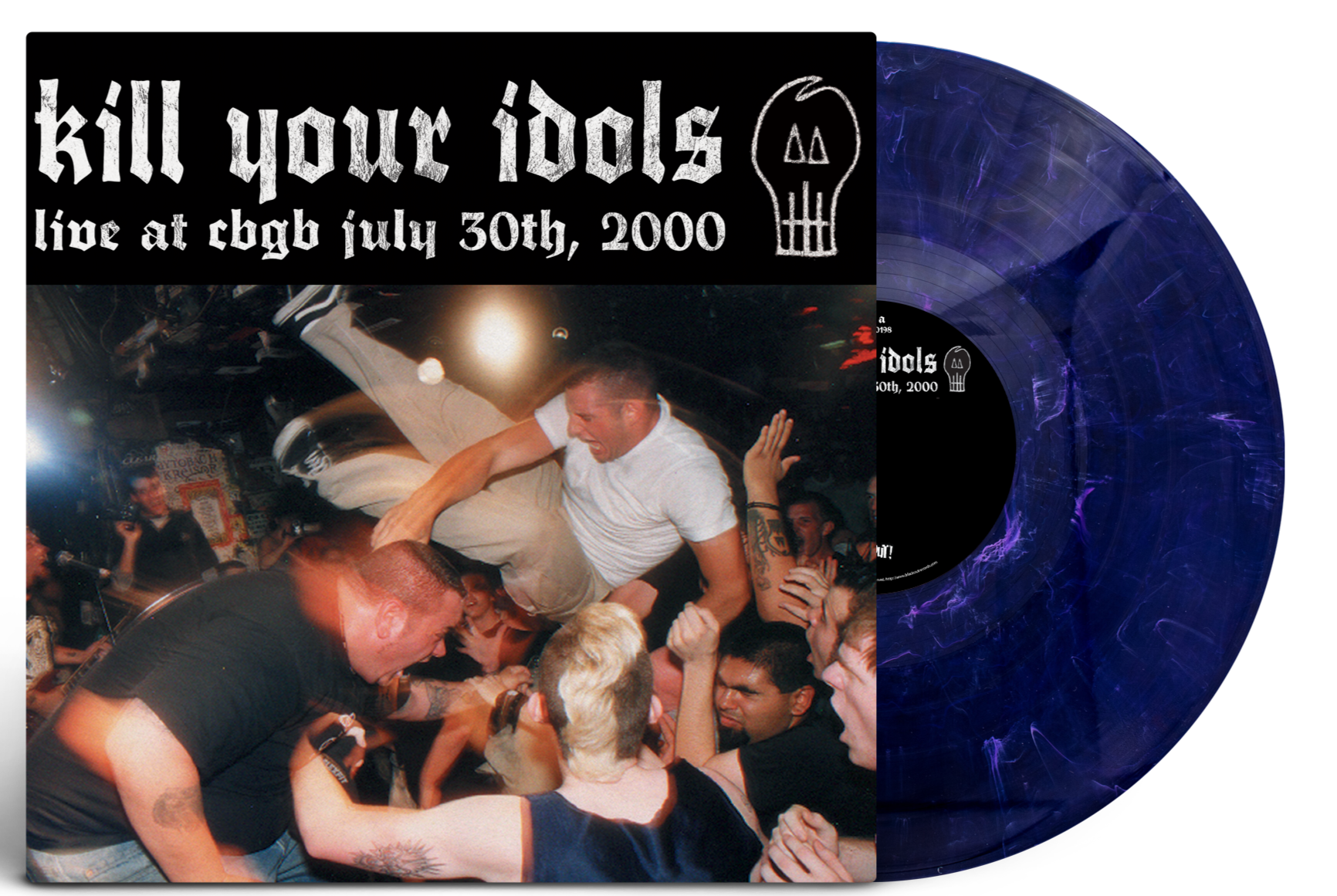 KILL YOUR IDOLS ‘LIVE AT CBGB’ LP (Limited Edition – Only 100 Made, Deep Purple Swirl Vinyl)