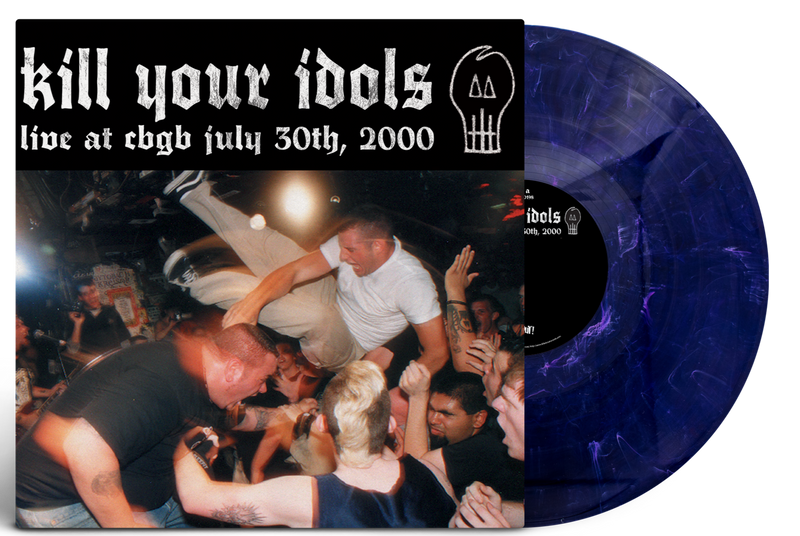 KILL YOUR IDOLS ‘LIVE AT CBGB’ LP (Limited Edition – Only 100 Made, Deep Purple Swirl Vinyl)