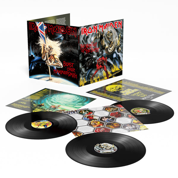 IRON MAIDEN 'NUMBER OF THE BEAST / BEAST OVER HAMMERSMITH' 3LP (Limite