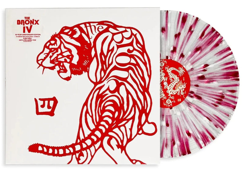 THE BRONX IV LP (Limited Edition — Only 500 Made, Clear w/ Red & White Splatter Vinyl)