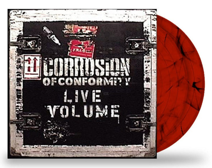 CORROSION OF CONFORMITY ‘LIVE VOLUME’ 2LP (Limited Edition – Only 150 made, "Clear Red with Black Smoke" Vinyl)