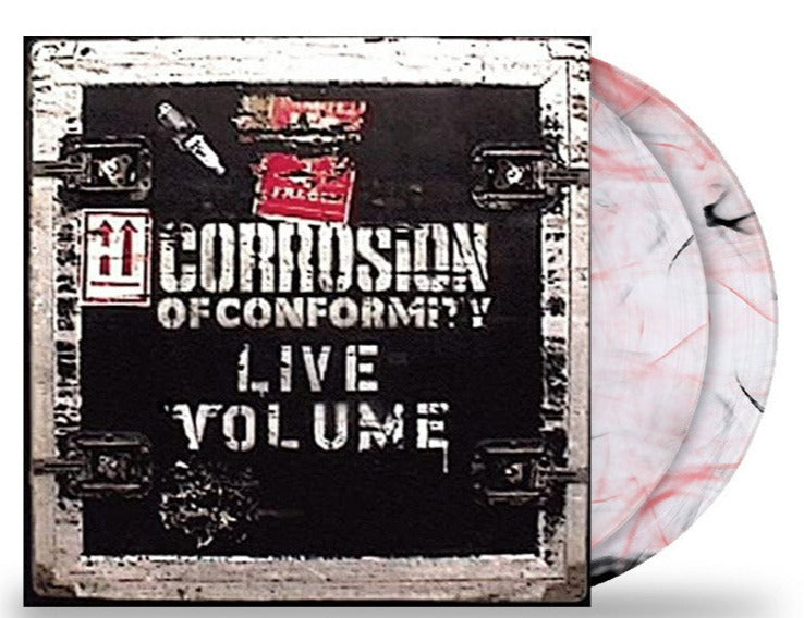 CORROSION OF CONFORMITY ‘LIVE VOLUME’ 2LP (Limited Edition – Only 150 made, "Clear with Red and Black Smoke" Vinyl)