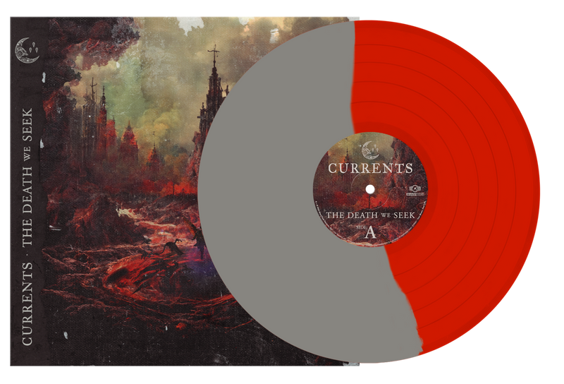 CURRENTS ‘THE DEATH WE SEEK’ LP (Limited Edition – Only 250 made, Half Red / Half Silver Vinyl)