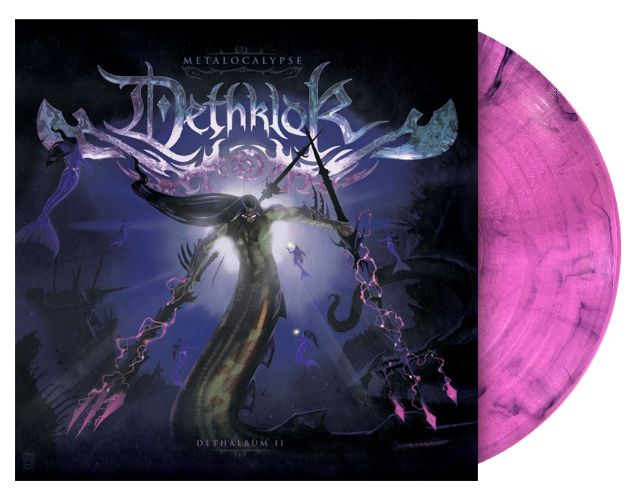 DETHKLOK ‘DETHALBUM II’ LP (Clear Pink w/ Black Smoke Vinyl)