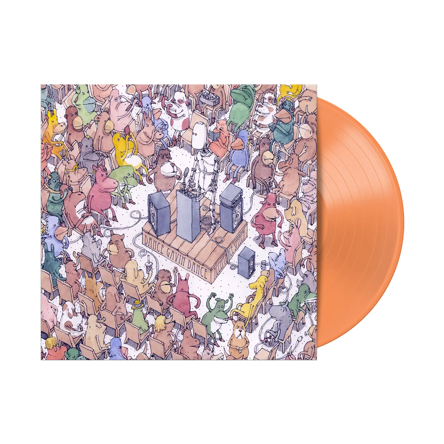 DANCE GAVIN DANCE 'ACCEPTANCE SPEECH' LP (Limited Edition — Only 500 Made, Orange Crush Vinyl)