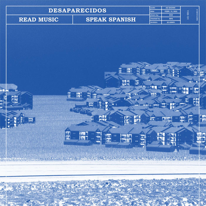 DESAPARECIDOS 'READ MUSIC/SPEAK SPANISH' (Transparent Blue Vinyl)