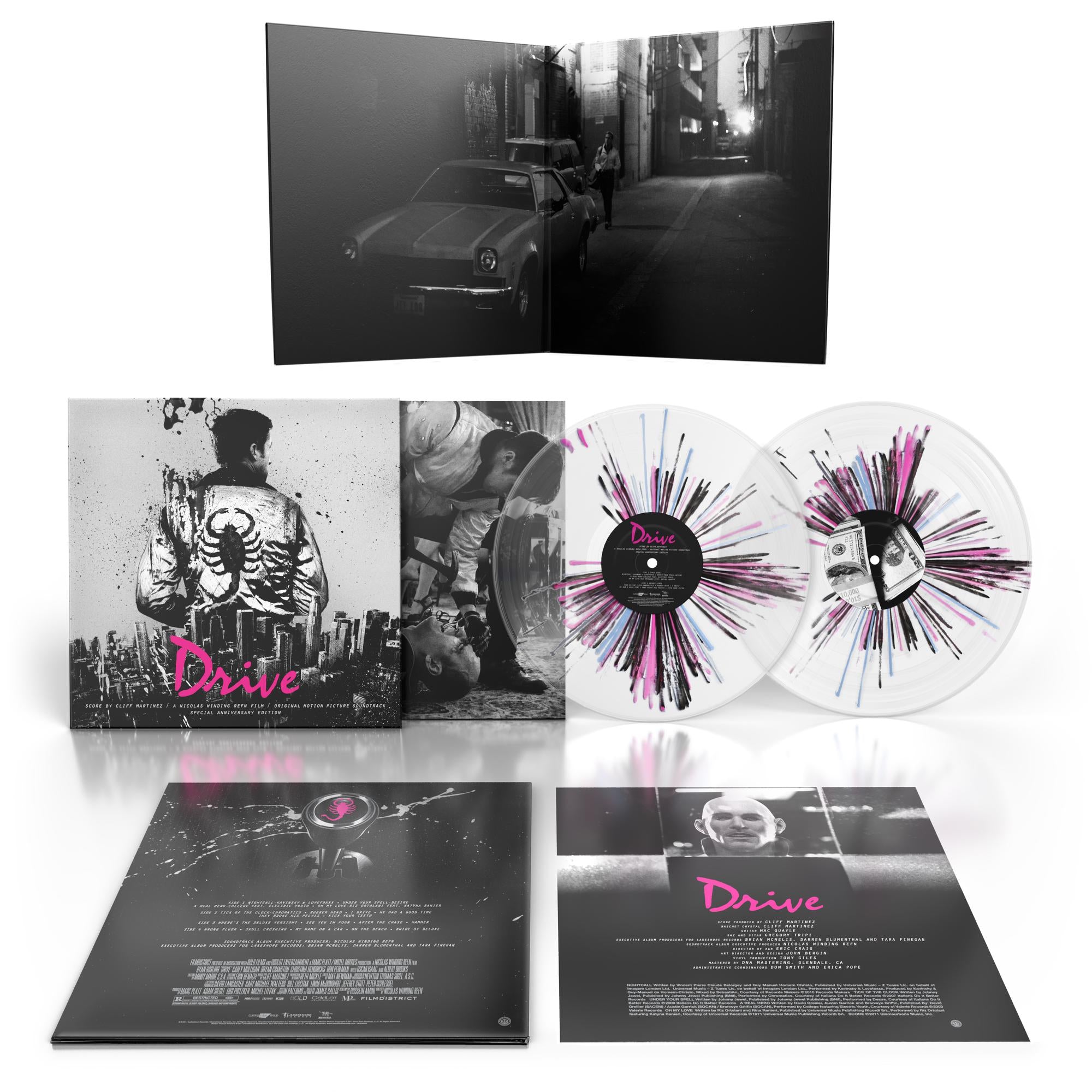 DRIVE SOUNDTRACK 2LP (10th Anniversary Edition Neon Noir Splatter Viny