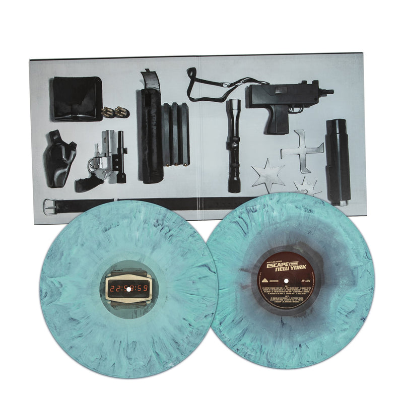 ESCAPE FROM NEW YORK SOUNDTRACK 2LP (Blue, Green, Black Marble Vinyl, Music by John Carpenter)