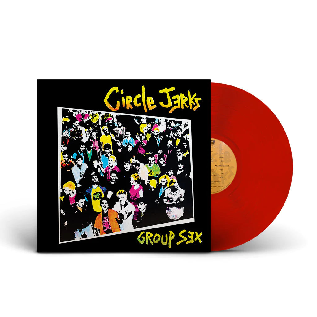 CIRCLE JERKS 'GROUP SEX' LP (40th Anniversary Edition, Red Vinyl)