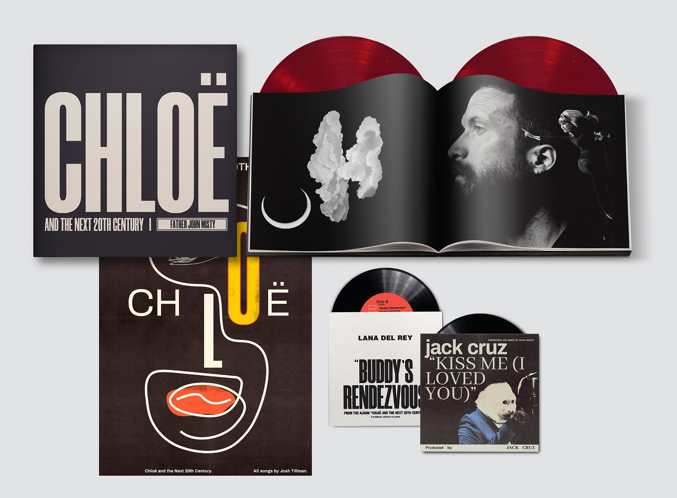 FATHER JOHN MISTY 'CHLOË AND THE NEXT 20TH CENTURY' BOX SET (2LP Red Vinyl + 2 7"'s + Book)