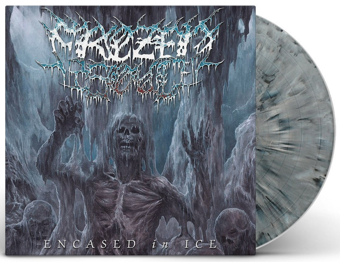 FROZEN SOUL 'ENCASED IN ICE' LP – ONLY 300 MADE (Grey Marble Vinyl)