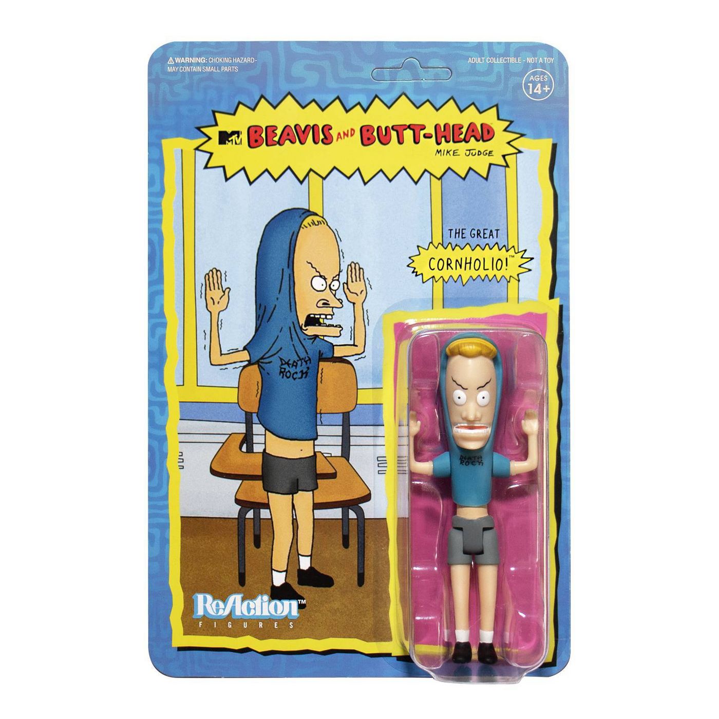 BEAVIS AND BUTT-HEAD REACTION FIGURE - CORNHOLIO BEAVIS