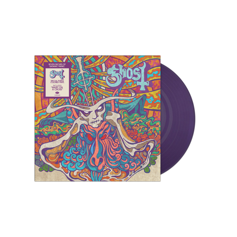 GHOST 'SEVEN INCHES OF SATANIC PANIC' 7" SINGLE (Purple Vinyl)