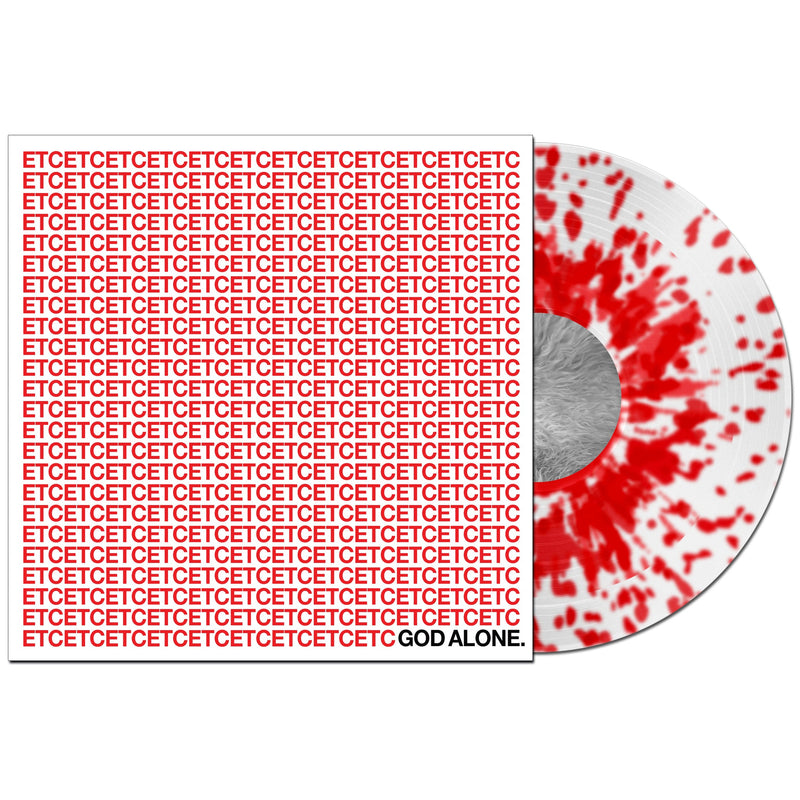 GOD ALONE 'ETC' LP (Transparent White w/Red Splatter Vinyl)