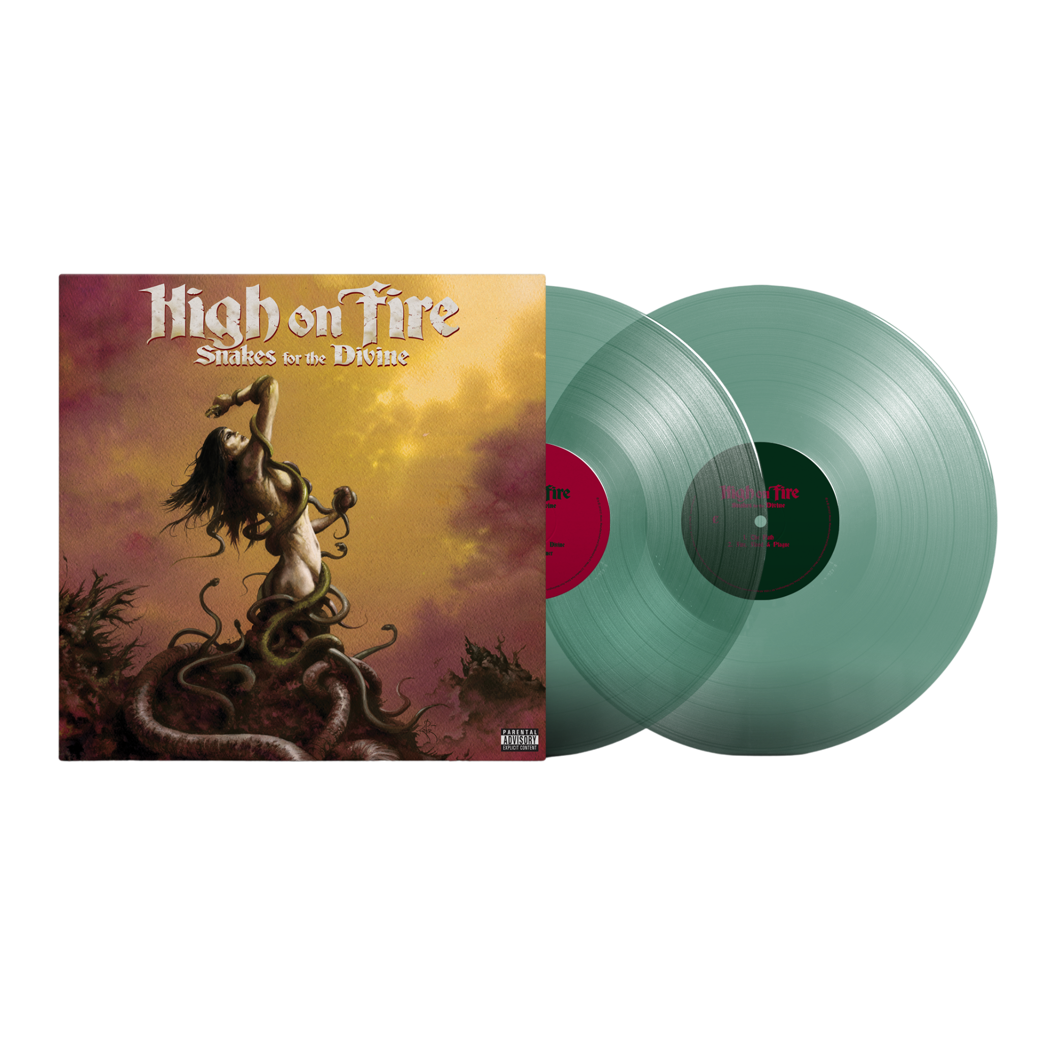 HIGH ON FIRE 'SNAKES FOR THE DIVINE' 2LP (Coke Bottle Clear Vinyl)