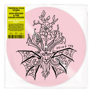 TROPICAL FUCK STORM & KING GIZZARD 'SATANIC SLUMBER PARTY' 12" EP (Pink Silkscreened Vinyl)
