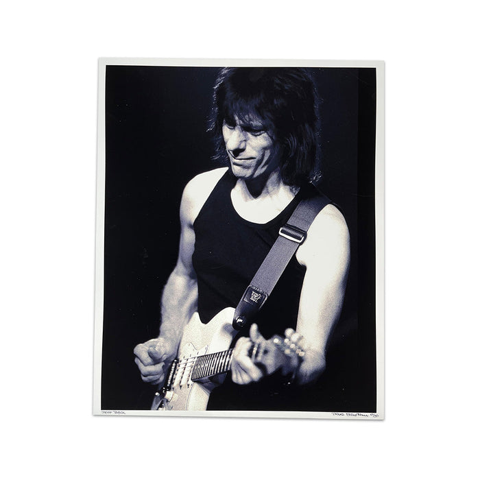 JEFF BECK 16" x 20" LIMITED EDITION PHOTO PRINT