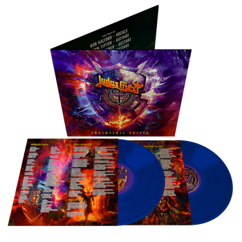 JUDAS PRIEST ‘INVINCIBLE SHIELD’ 2LP (Limited Edition – Only 1000 made, Blue Vinyl)